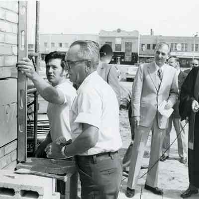 Laying Cornerstone