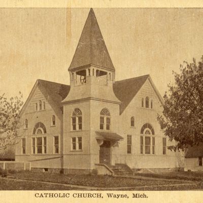 St. Marys Catholic Church Postcard
