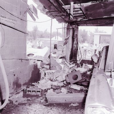 Gas explosion at J&J Car Wash