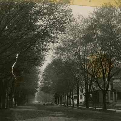 Main street looking West from 1st st.