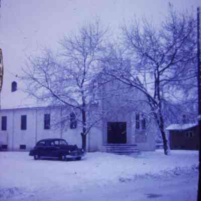 Winter scene, snow