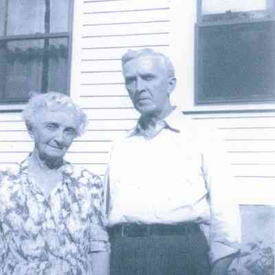 Edith Grant and her brother Clarence McCarty. Edith was the founder of Republican Women's Ass'n. of Sebring, Florida.