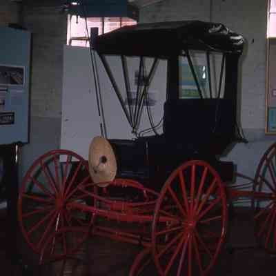 Prouty and Glass Carriage and Sleigh in Museum