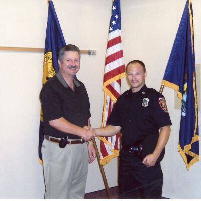 City Manager and Firefighter