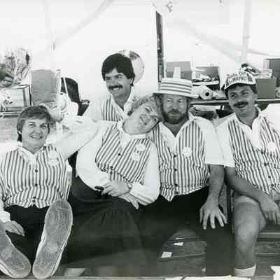 2nd from right, Ed Rowe