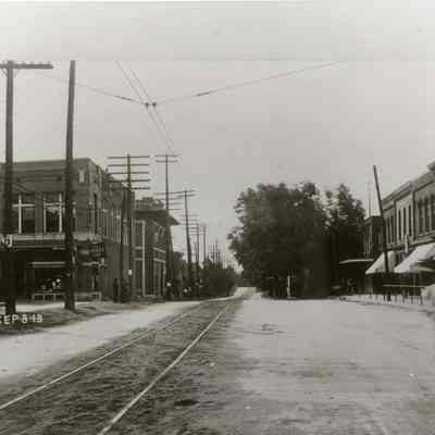 Michigan Avenue looking West from Wayne road. 1913