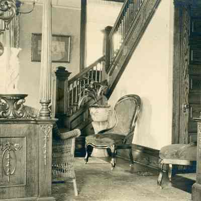 Entryway of J.C. Stellwagen Home. 1904. Huron Hill Farm