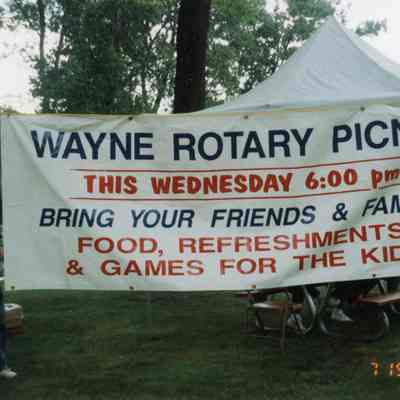 Wayne Rotary Picnic on 07,19,2000