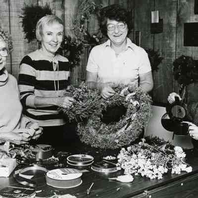 Bernice Millar, second from left, on Oct 27,1982.