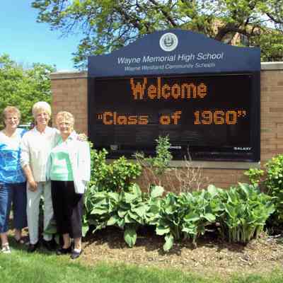 Wayne Memorial High School Sign