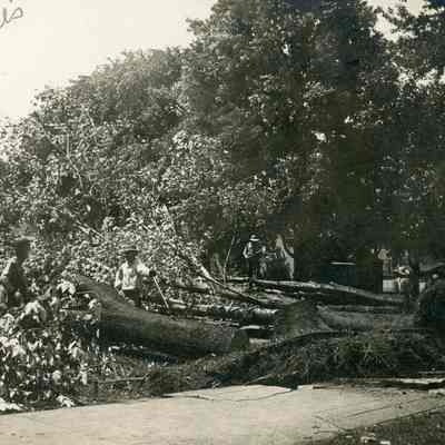 Main Street After the Cyclone Storm on June 4, 1911