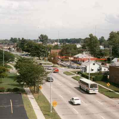 Michigan Ave. EB at 1st street looking East