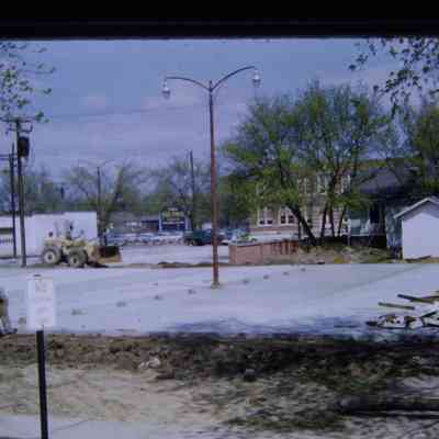 Parking lot off Glenwood, across from Washington School