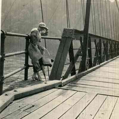 Lois Hisey from the 1916 honeymoon trip to Niagara Falls.