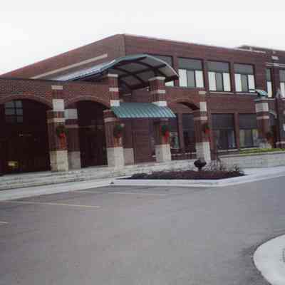 Rear of building after new addition
