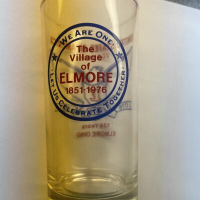 Village of Elmore Glass Cup (1976)