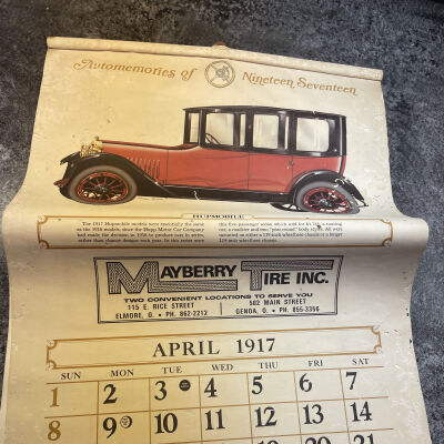 Mayberry Tire Calendar (1917)