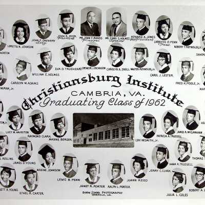 Christiansburg Institute Graduating Class of 1962