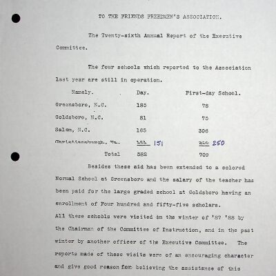 1889 Annual Report, (photocopy)