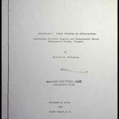 Folder 26: Dickenson Subtitled