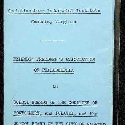 Christiansburg Institute Papers, Deeds, Other Information, 1940s-1960s