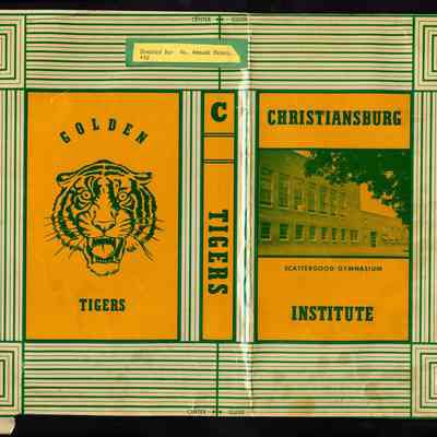 Christiansburg Institute Book Cover, c. 1960
