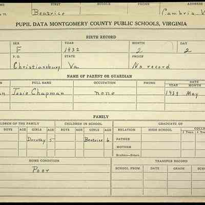 Dickerson, Beatrice