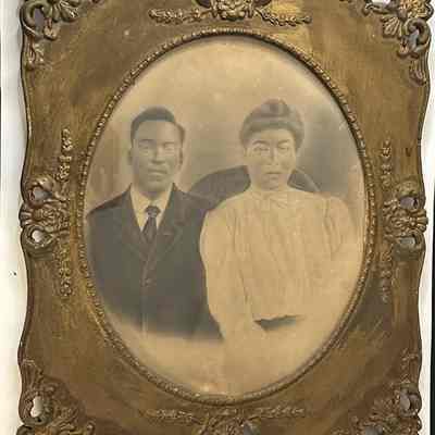 Black Couple, undated