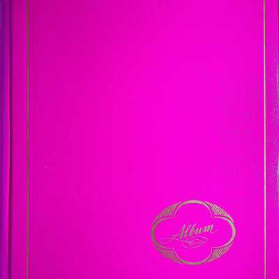 “Album” pink photo album, c. 1900-2000