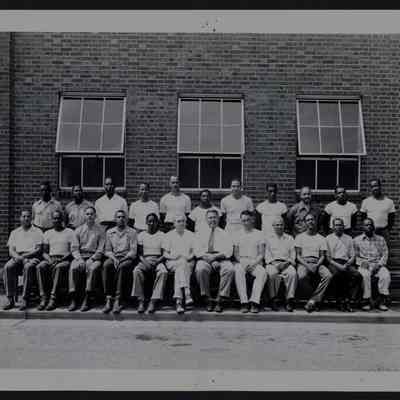 Photograph, Men in white shirts, 1955