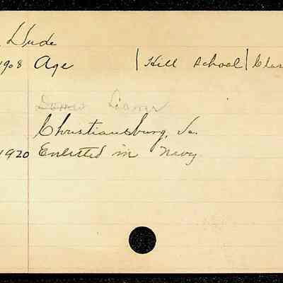 Early CI Student Records: A Names