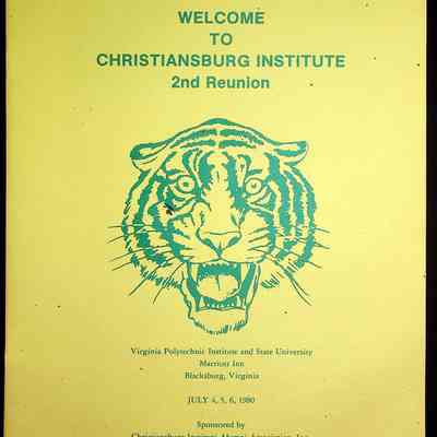 Second Reunion Booklet Christiansburg Institute, 1980