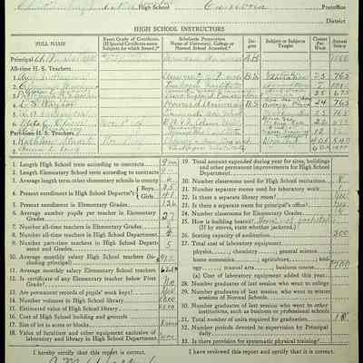 Preliminary Annual Reports, 1925-1926 (Folder 2 of 2)