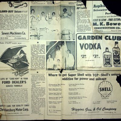 Variety Show Newspaper Clipping, undated