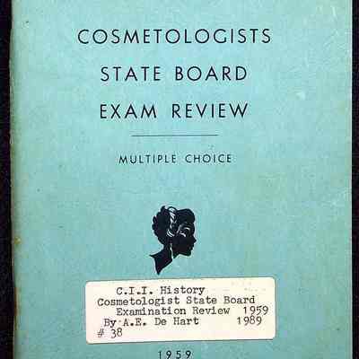 Cosmetologists State Board Exam Review, Staff 1959