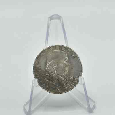 Benjamin Franklin Half Dollar Coin, 1951