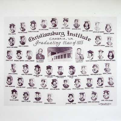 Christiansburg Institute Graduating Class of 1955