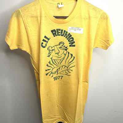 Yellow C.I.I. Reunion T-shirt, 1977