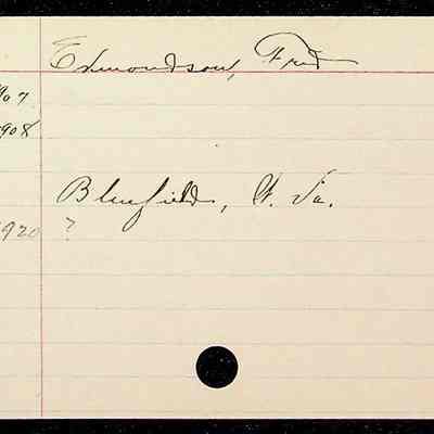 Early CI Student Records: E Names
