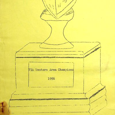 VIA Western Area Champions 1956 Event Program