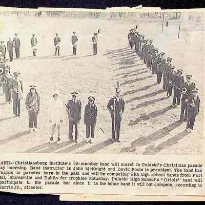 C.I. Band Newspaper Clipping
