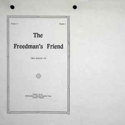 1924 Freedman's Friend (photocopy)