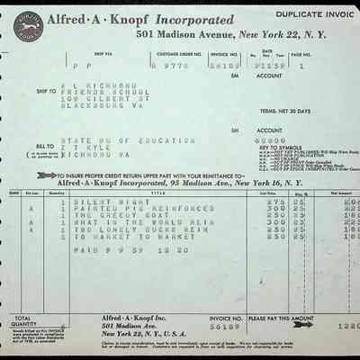 March 1963 Bills