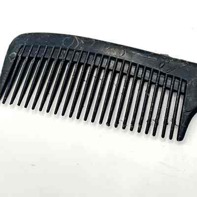 Black Plastic Comb