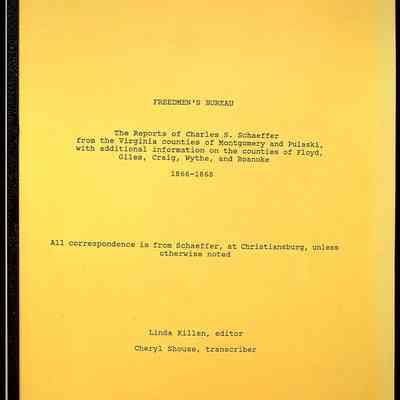 Freedmen's Bureau, Killen, undated