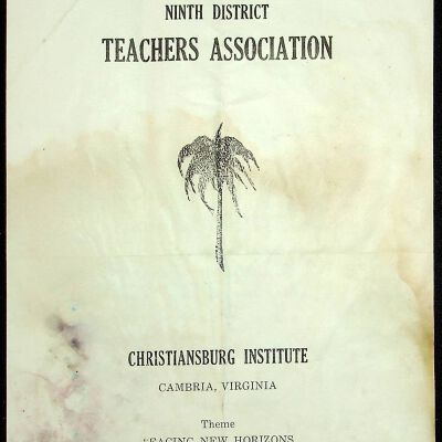 Ninth District Teachers Association Program, 1956