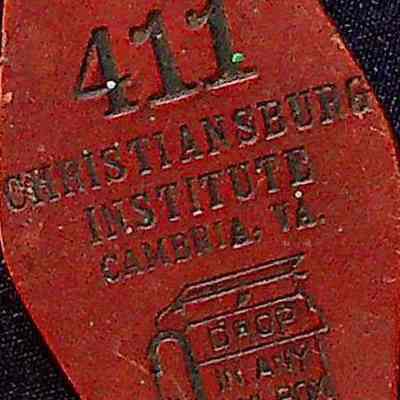 Christiansburg Institute Mail Keys, undated