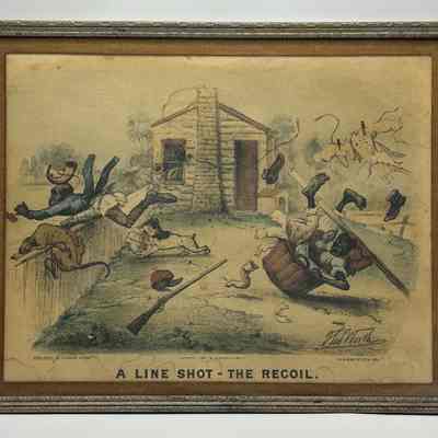 A Line Shot - The Recoil, 1881