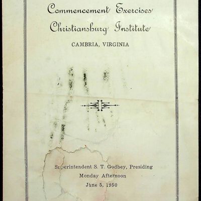 CI Commencement Program, 1950