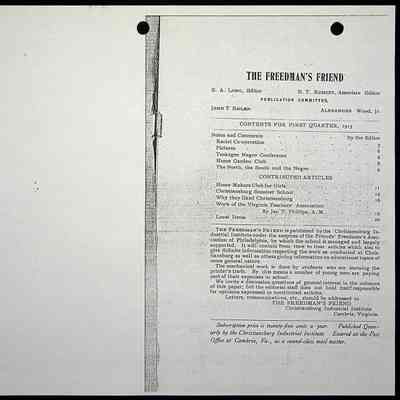 1915 Freedman's Friend (photocopy)
